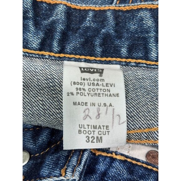 Levis Premium Womens Ultimate Boot Cut Jeans 32M Denim USA - Picture 3 of 12